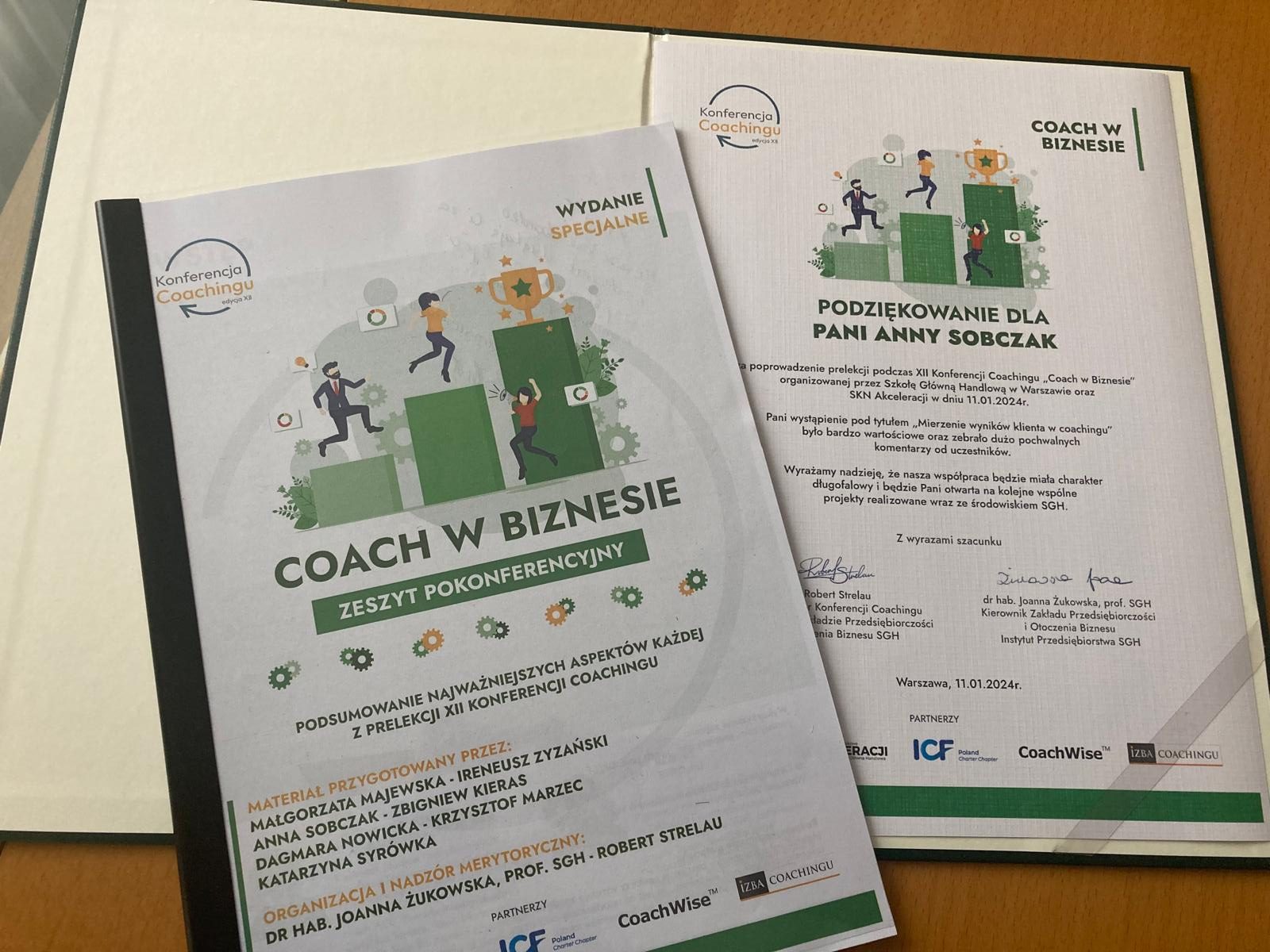 Read more about the article Zeszyt Pokonferencyjny XII KC „Coach w Biznesie” SGH 2024