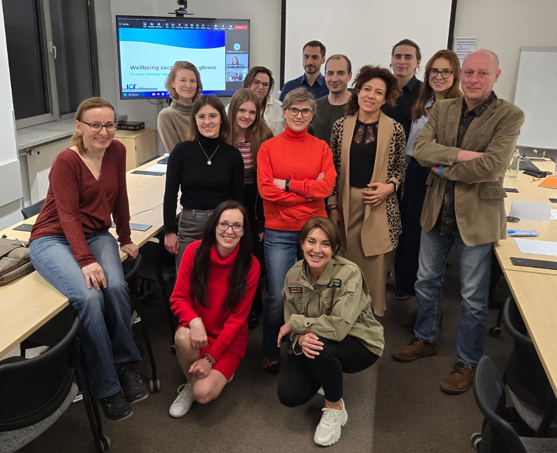 Read more about the article Podsumowanie CC ICF Wrocław Wellbeing zaczyna się w głowie. Co łączy coaching i psychologię pozytywną?